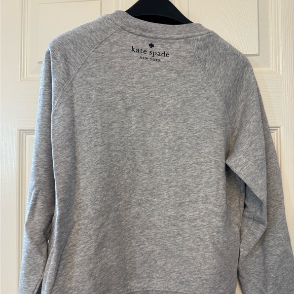 kate spade Gray and Blue Crew Neck Sweater - Picture 3 of 5